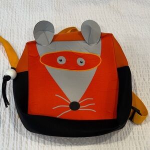 Little Packrats Kids Orange Fox Backpack